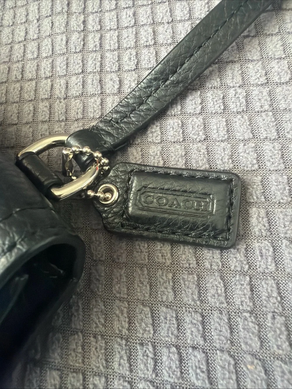 Coach Black LeatherP hone & Crossbody Flap Bag - Picture 3 of 14